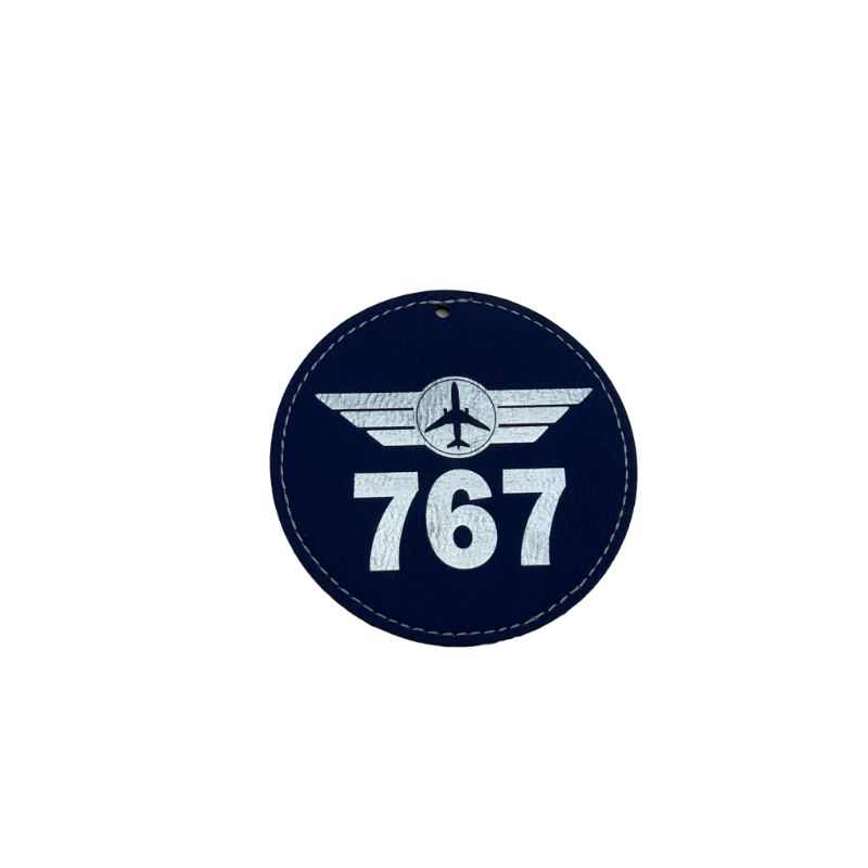 767 Airplane Ornaments, Aviation Decoration, Boeing 767 767ORN-BLU-LTHR