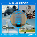 A-10 Warthog Acrylic LED Display