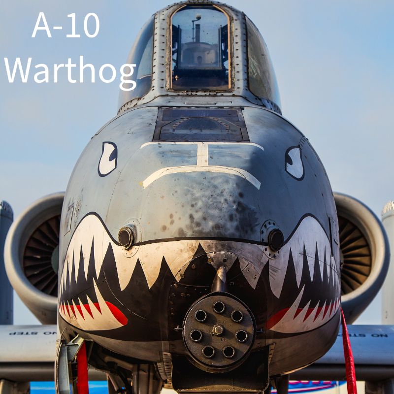 A-10 Warthog Stickers: Perfect for Military Enthusiasts