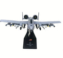 A-10 Warthog 1/100 Scale US Attack Aircraft, Diecast Airplanes, Military Classic Fighter Model