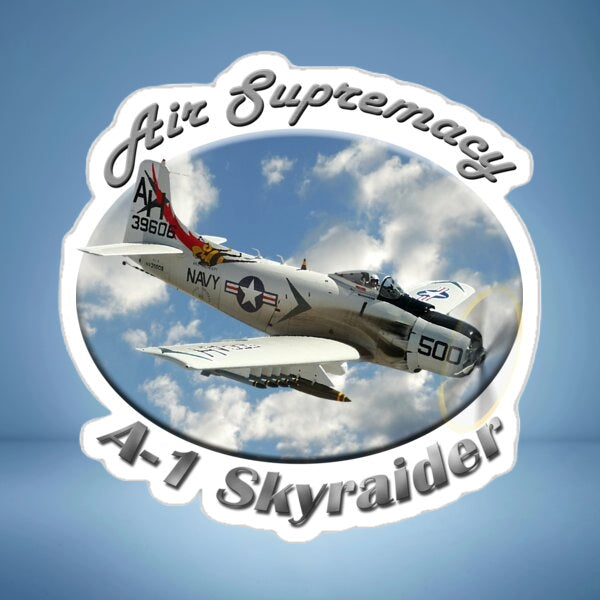 A-1 Skyraider Sticker Air Supremacy Decal