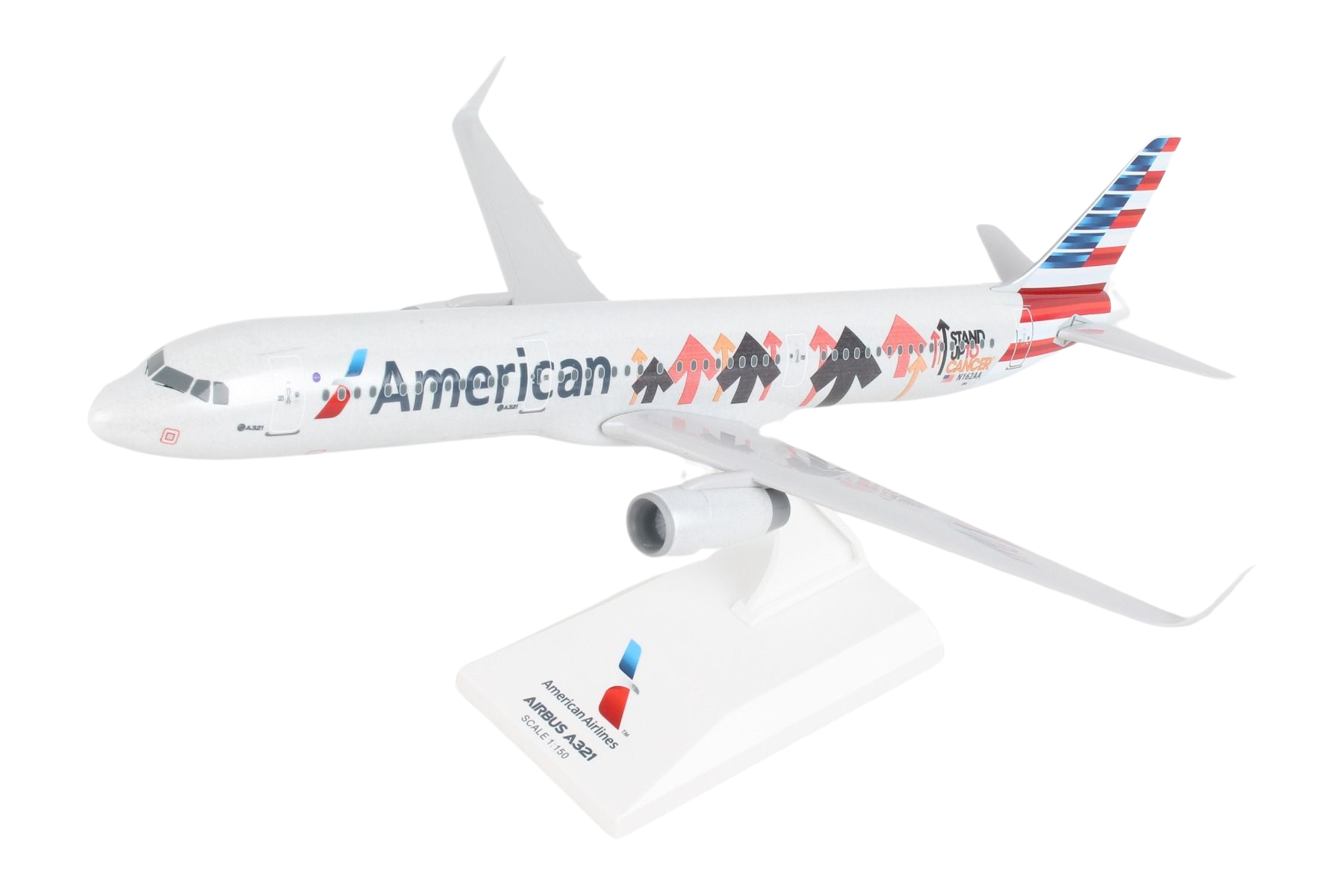 SKYMARKS AMERICAN A321 1/150 STAND UP 2CANCER