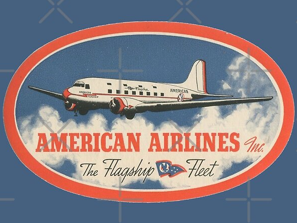 American Airlines Flagship Sticker
