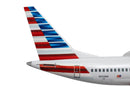 SKYMARKS AMERICAN 737MAX8 1/130 W/WIFI DOME