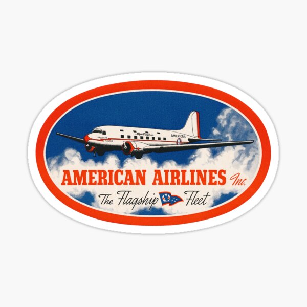 American Airlines Flagship Sticker