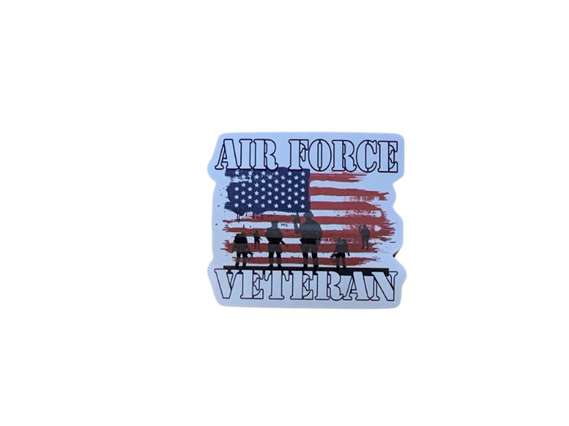 Set of Two Air Force Veteran Stickers