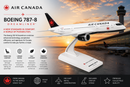 Air Canada Boeing 787-8 Dreamliner model airplane with sunset background