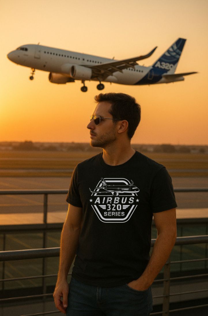 Airbus 320 Series Unisex Softstyle T-Shirt, Aviation  Airline Gift, Travel Enthusiast Tee, Perfect for Pilots, Airplane Lovers