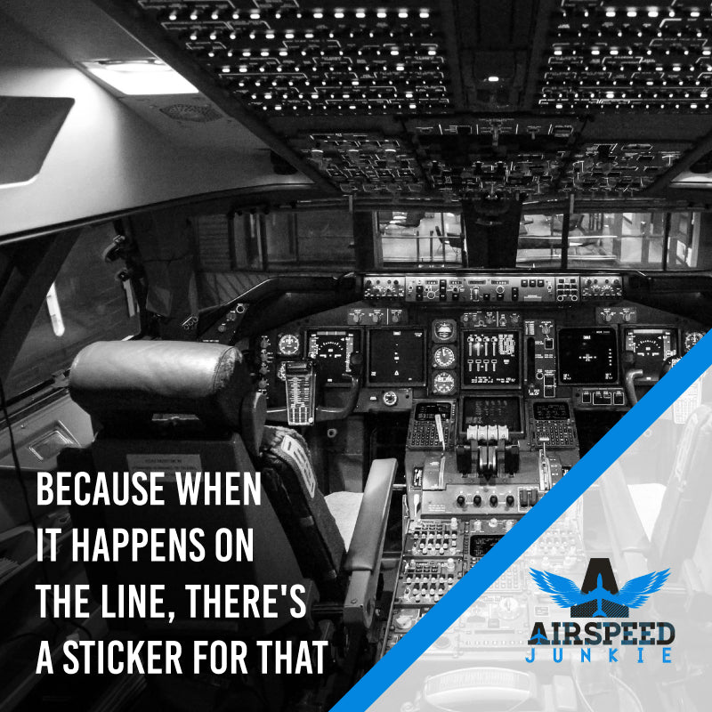 B-777 Flight Crew Sticker, Airplane Sticker