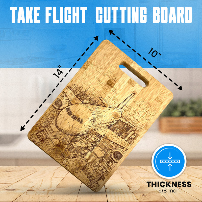 Take Flight Aviation Cutting Board