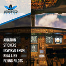 Aviation Warning Decal, No Clapping on Landing Sticker