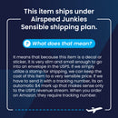 Airspeed Junkie's sensible shipping plan for sticker shipping