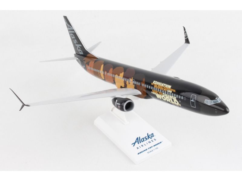 Alaska Airlines B737-900 Die Cast Model, 1/130 Scale