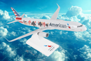 SKYMARKS AMERICAN A321 1/150 STAND UP 2CANCER