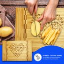 Airplane Heart Cutting Board, Bamboo Aviation Theme