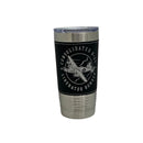 Vintage B-24 Liberator Leather Wrapped Tumbler Cup