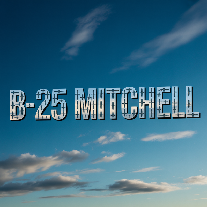B-25 Mitchell Sticker North American Aviation Decal