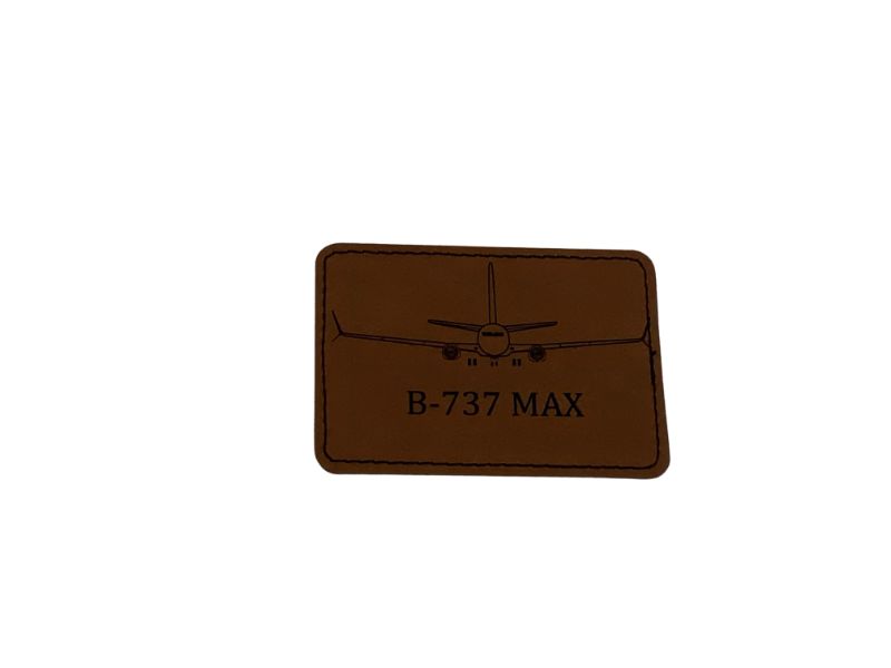 B-737 Max, Leather Patch