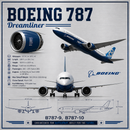 Boeing 787 Dreamliner Sign | Aviation Wall Art for Pilots and Enthusiasts