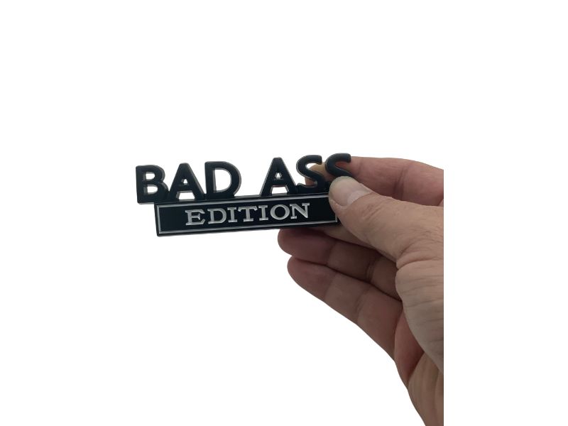 Bad Ass Edition Emblem, Metal Emblem