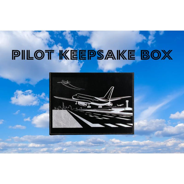 Takeoff Aviation Themed Watchbox Keepsake Box Gift