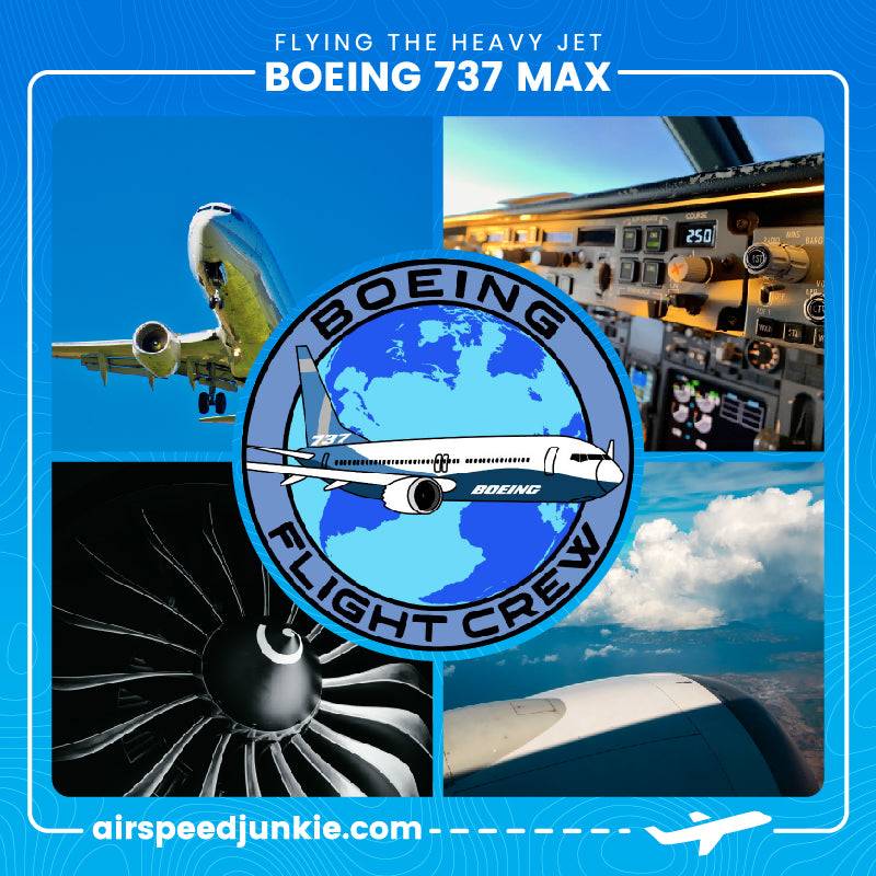 B-737 MAX Flight Crew Sticker, Airplane Sticker