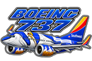Southwest Airlines Louisiana One Livery Sticker
