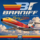Braniff Airlines Vintage Sign