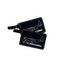 C-130 Military Bag Tag, Leather, Set of Two