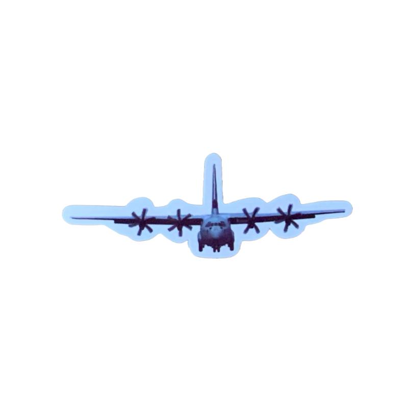 C-130 Front View Sticker Decal | Air Speed Junkie