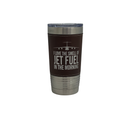 I Love the Smell of Jet Fuel in the Morning - Coffee Mug, Pilot Gift, Insulated Stainless Steel Tumbler