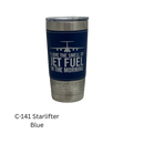 I Love the Smell of Jet Fuel in the Morning - Coffee Mug, Pilot Gift, Insulated Stainless Steel Tumbler