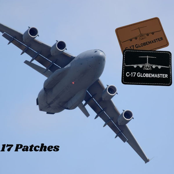 C-17 グローブマスター　ワッペン C-17 Globemaster III Leather Patch - Aviation Leather Patch | Air