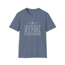 I Love the Smell Of Jet Fuel in the Morning Unisex Softstyle T-Shirt , Choose Your Aircraft