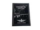 customized captain Upgrade Plaque black