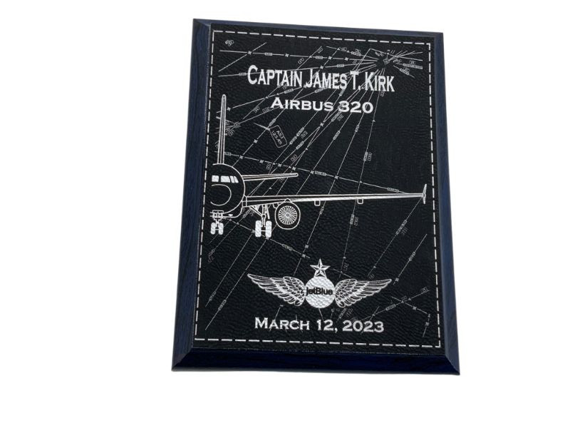 Captain Upgrade Plaque blue