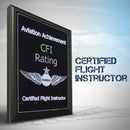 Certified Flight Instructor (CFI) Plaque