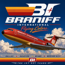 Braniff Airlines Vintage Sign | 12x12 Retro Aviation Wall Decor