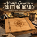 Compass Cutting Board, Bamboo, Aviation Cutting Board