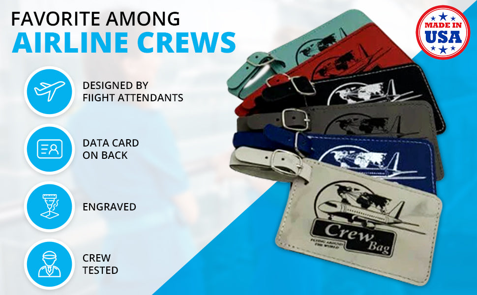 Crew Luggage Tag, World Collection