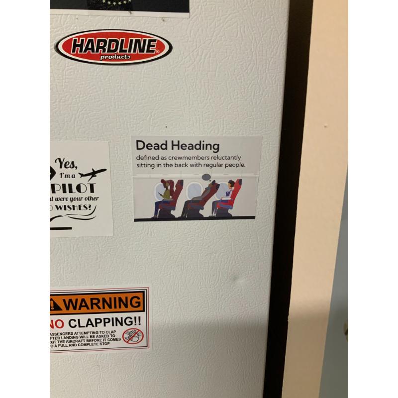 Airline Crews DeadHeading Sticker