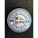 Dominican Republic Flag Button