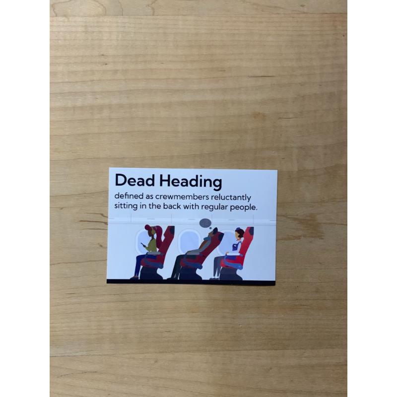 Airline Crews DeadHeading Sticker