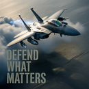 Defend What Matters Sticker – Military Aviation Decal