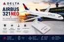 SkyMarks Delta Air Lines A321neo Die-Cast Model 1:150 Scale