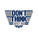 Don't Think Just Do Sticker - Aviation Motivation Decal