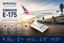 SkyMarks American Airlines Envoy E175 Die-Cast Model 1:100 Scale