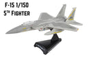 F-15 Eagle die-cast model in 5th Fighter Interceptor Squadron livery