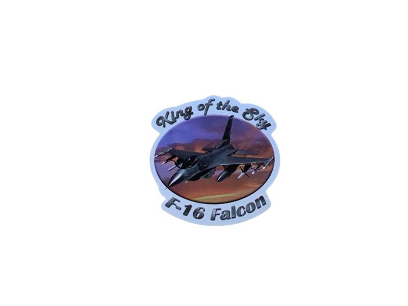 F-16 Falcon King of the Skies Sticker, Decal F16KOSSTKR-47