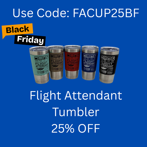 Flight  Attendant Gifts, Flight Attendants Coffee Cup, Tumbler